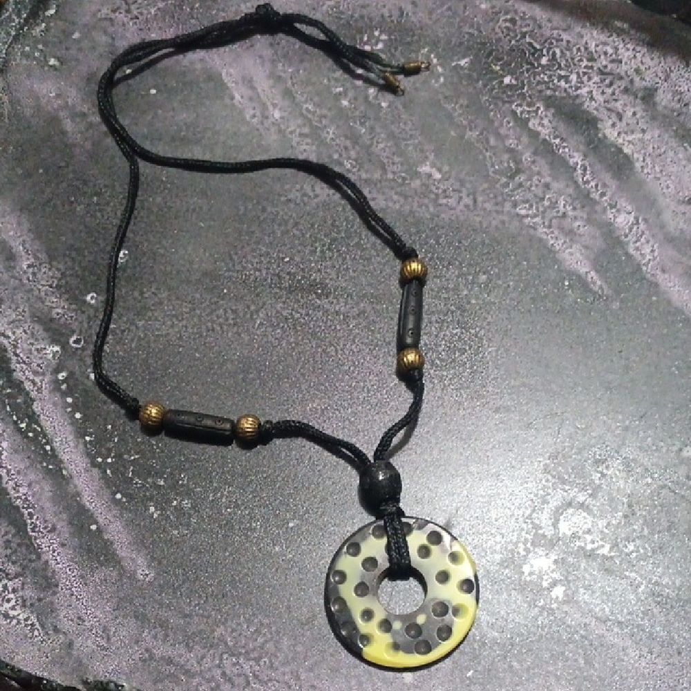Vintage Wood Beaded Neclace